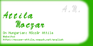 attila moczar business card